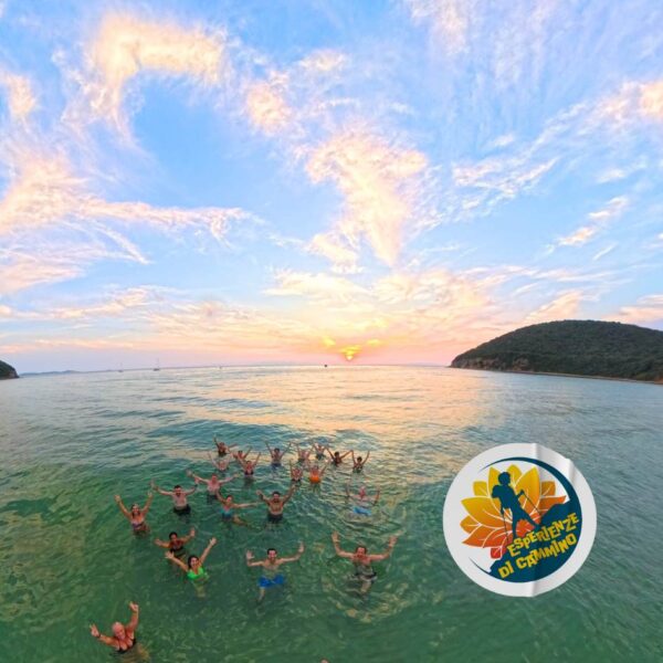 Tramonto con bagno a Cala Violina