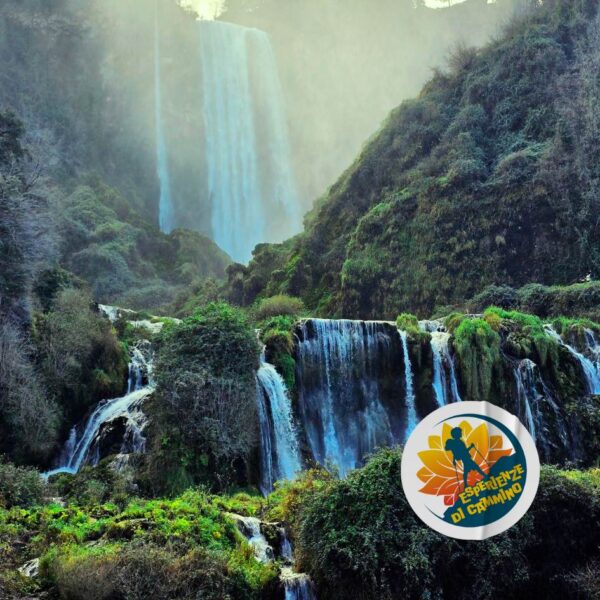 La Cascata delle Marmore e il Monte Terminillo